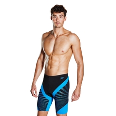 CALZA NATACIÓN SPEEDO CHEVRON SPLICE HOMBRE ENDURANCE+ NEGRO AZUL (558) - comprar online