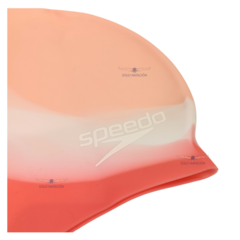 GORRA SPEEDO MULTICOLOUR SILICONA JUNIOR ROSA BLANCO ROSA (530) - comprar online