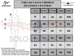 ENTERIZA NATACIÓN BUEN NADO ART 101 LISA JUVENIL NEGRO - SOLO NATACIÓN