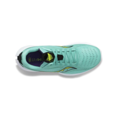 ZAPATILLAS SAUCONY KINVARA 13 MUJER RUNNING PISADA NEUTRA COOL MINT ACID - SOLO NATACIÓN