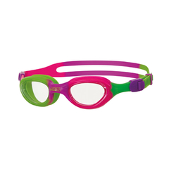 ANTIPARRAS NATACIÓN ZOGGS LITTLE SUPER SEAL KIDS 0-6 AÑOS CLEAR LIME PURPLE