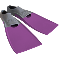 PATAS DE RANA NATACIÓN ZOGGS LONG BLADE FINS ALETAS GREY PURPLE EU 30-32