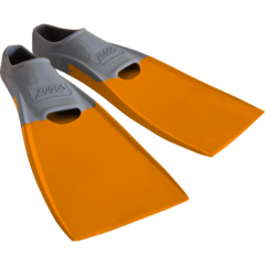 PATAS DE RANA NATACIÓN ZOGGS LONG BLADE FINS ALETAS GREY ORANGE EU 27-29