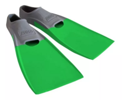 PATAS DE RANA NATACIÓN ZOGGS LONG BLADE FINS ALETAS GREY GREEN EU 39-40