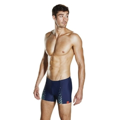 BOXER SPEEDO FIT POWERMESH PRO HOMBRE POWERFLEX+ MARINO VERDE (605) - SOLO NATACIÓN