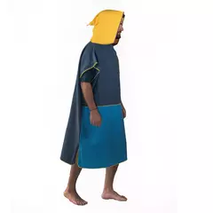 ORIGAMI PONCHO ADULTO MARINO FRANCIA AMARILLO TALLE LARGE 108 X 90 CM - SOLO NATACIÓN