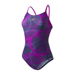 ENTERIZA SPEEDO CYCLONE THINSTRAP MUJER ENDURANCE 10 MARINO VIOLETA (608) - comprar online