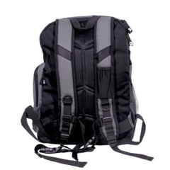 MOCHILA DE NATACIÓN AQUON GLOBAL 35 LITROS LISAS GRIS NEGRO