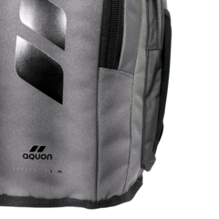 MOCHILA DE NATACIÓN AQUON LATITUDE 45 LITROS LISAS GRIS NEGRO - tienda online