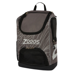 MOCHILA DEPORTIVA NATACIÓN ZOGGS PLANET BACKPACK 33 LITROS GREY BLACK