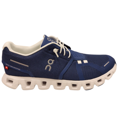 ZAPATILLAS ON CLOUD 5 MUJER RUNNING CLOUDTEC DENIM WHITE (901)