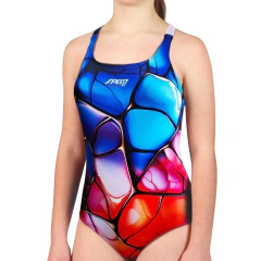 ENTERIZA NATACIÓN SPEED ANTICLORO ART 3412 ESTAMPADA JUVENIL NECTAR (108)