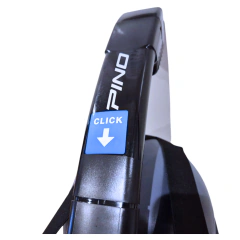 MÁSCARA SNORKEL DE BUCEO PINO FULL FACE SNORKELING SM BLACK BLACK