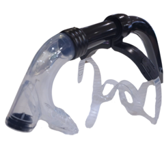 SNORKEL FRONTAL NATACIÓN KONNA CON VÁLVULA NEGRO - comprar online