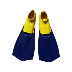 PATAS DE RANA NATACIÓN TYR FLEX FINS ALETAS INTERMEDIA AZUL AMARILLO XS = 36-38