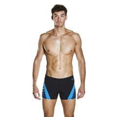 MALLA BOXER NATACIÓN SPEEDO CHEVRON SPLICE HOMBRE ENDURANCE+ NEGRO AZUL (558) - tienda online