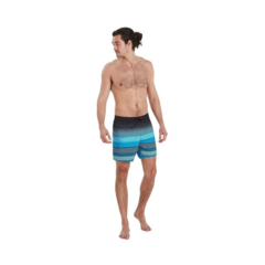 MALLA SHORT NATACIÓN SPEEDO WATERSHORT PLACEMENT LEISURE 16 NEGRO AZUL (558) - SOLO NATACIÓN