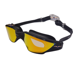 ANTIPARRA NATACIÓN HYDRO MIRROR 6.0 ADULTO ENTRENAMIENTO NEGRO NARANJA - comprar online