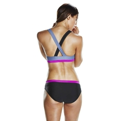 MALLA BIKINI NATACIÓN SPEEDO HYDRACTIVE MUJER ENDURANCE 10 NEGRO NARANJA (557) en internet