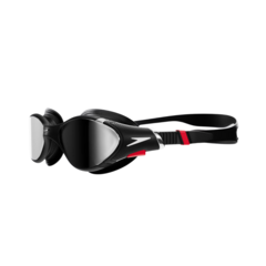 ANTIPARRAS DE NATACIÓN SPEEDO BIOFUSE MIRROR 2.0 NEGRO ROJO PLATA (640)