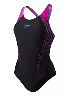 ENTERIZA SPEEDO FIT LANEBACK MUJER ENDURANCE10 NEGRO VIOLETA (561) - comprar online