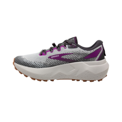 ZAPATILLAS BROOKS CALDERA 6 TRAIL RUNNING MUJER OYSTER BLACKENED PEARL PURPLE (028) - SOLO NATACIÓN