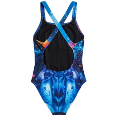 ENTERIZA NATACIÓN SPEED ANTICLORO ESTAMPADA MUJER ART 3814 PAINT (2W) en internet