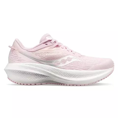 ZAPATILLAS SAUCONY TRIUMPH 21 RUNNING MUJER PISADA NEUTRAL PETAL SILVER