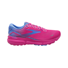 ZAPATILLAS BROOKS RUNNING GHOST 15 MUJER CUSHION NEUTRAL PINK GLO BLUE FUCHSIA (606)