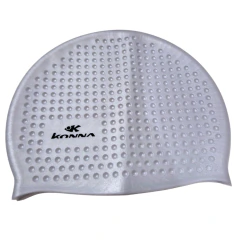 GORRA NATACÓN KONNA BUBBLE SOFT SILICONA ADULTO PLATA