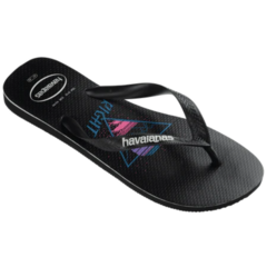 OJOTAS HAVAIANAS TOP TWIN FIN HOMBRE ORIGINALES PRETO PRETO (1069) - tienda online