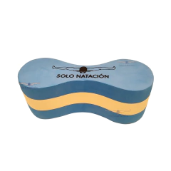 PULLBUOY FLOTADOR SOLO NATACIÓN 23 CM X 9 CM CELESTE BLANCO - comprar online