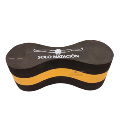 PULLBUOY FLOTADOR SOLO NATACIÓN 23 CM X 9 CM NEGRO NARANJA - comprar online