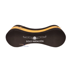 PULLBUOY FLOTADOR SOLO NATACIÓN 28 CM X 9 CM NEGRO NARANJA