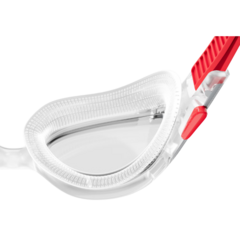 ANTIPARRAS DE NATACIÓN SPEEDO BIOFUSE 2.0 ADULTO ROJO PLATA TRANSPARENTE (638) - SOLO NATACIÓN