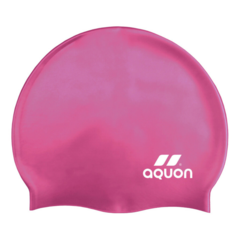 GORRA DE NATACIÓN AQUON SILICONA ADULTO LARGE SIZE SWIM CAP ROSA