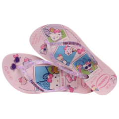 OJOTAS HAVAIANAS KIDS SLIM HELLO KITTY NIÑA ROSA BALLET (0076) - comprar online