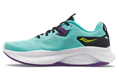 ZAPATILLA SAUCONY RUNNING GUIDE 15 MUJER COOL MINT/ACID PISADA PRONADORA - comprar online