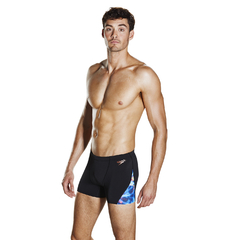 BOXER SPEEDO STORMWAVE DIGITAL HOMBRE ENDURANCE+ NEGRO VIOLETA (561) - comprar online