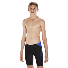 CALZA NATACIÓN SPEEDO BOOM SPLICE ENDURANCE10 JUNIOR NEGRO AZUL (558)