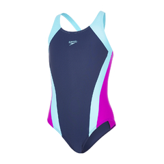 ENTERIZA SPEEDO CONTRAST PANEL ENDURANCE10 JUNIOR MARINO FUCSIA (614) - comprar online