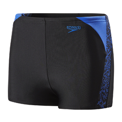 BOXER SPEEDO BOOM SPLICE ENDURANCE10 JUNIOR NEGRO AZUL (558) - comprar online