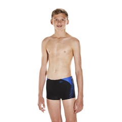 BOXER SPEEDO BOOM SPLICE ENDURANCE10 JUNIOR NEGRO AZUL (558)