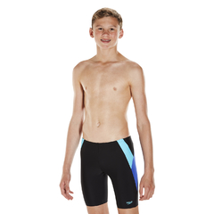 CALZA SPEEDO JUNIOR COLOUR BLOCK JAMMER JM NEGRO AZUL (558)