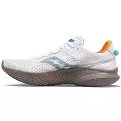 ZAPATILLAS SAUCONY RUNNING KINVARA 14 HOMBRE PISADA NEUTRA WHITE GRAVEL - comprar online