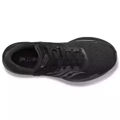 ZAPATILLAS SAUCONY RUNNING RIDE 16 HOMBRE PISADA NEUTRAL TRIPLE BLACK - SOLO NATACIÓN