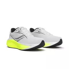 Imagen de ZAPATILLAS SAUCONY TRIUMPH 22 RUNNING HOMBRE WHITE CITRON
