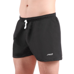 MALLA SHORT GUARDAVIDAS MICROFIBRA SPEED ANTICLORO ART 358 NEGRO