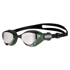 ANTIPARRAS ARENA COBRA TRI SWIPE MIRROR TRIATLÓN SILVER OLIVE (560) DARK MIRROR LENSES - IDEAL FOR OUTDOOR