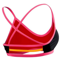 MALLA TOP NATACIÓN TYR SOL TRINITY MUJER LISO BLACK PINK - comprar online